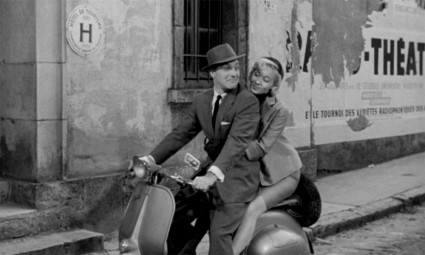 Gene Kelly and Barbara Laage in "The Happy Road"