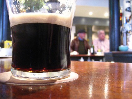 Guinness on a table