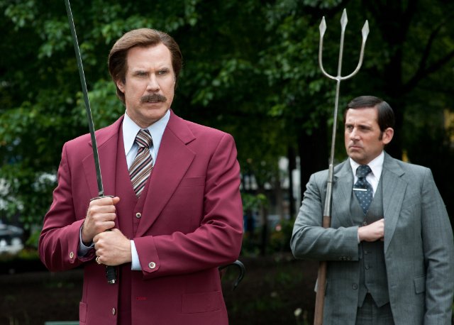Anchorman 2 The Legend Continues Will Ferrell Steve Carell