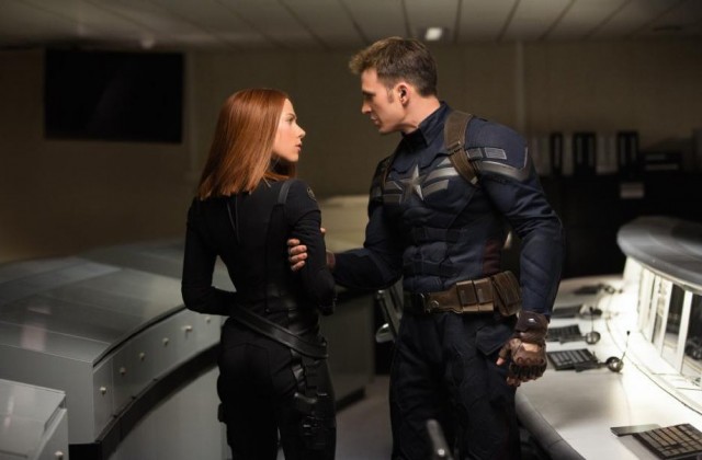 Captain America Winter Soldier Chris Evans Scarlett Johansson