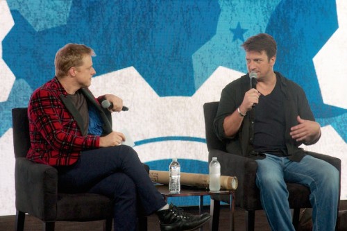 Alan Tudyk Nathan Fillion NerdHQ SDCC