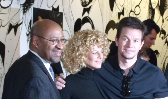 Mark Wahlberg, Philadelphia Mayor Nutter, Sharon Pinkenson - Philly Greater Film Society