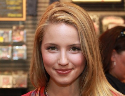 In person, Dianna Agron was the polar opposite of her Glee character: open, 