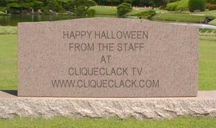 Happy Halloween from all of us at CliqueClack TV