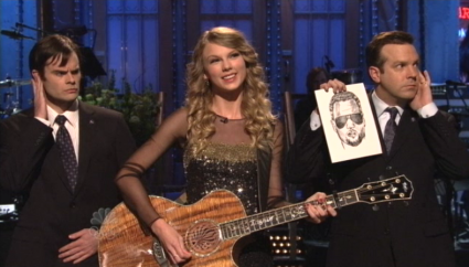 Taylor Swift  on Saturday Night Live Taylor Swift  Snl Taylorswift 425x242   Image