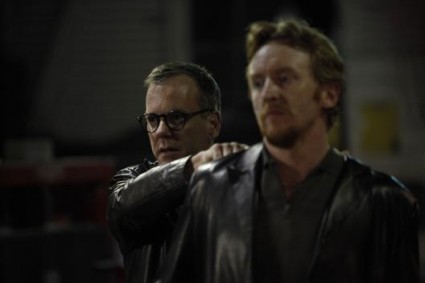 24 - Jack Bauer holds a Russian mobster at gunpoint during Day 8.