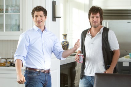 Andy Samberg and Adam Sandler in "That's My Boy"