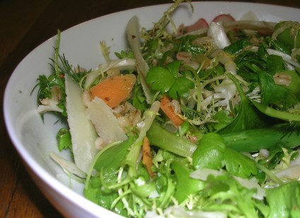celery sprout salad