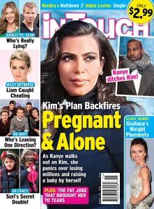 kim pregnant and alone