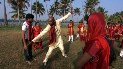 Mark learns to dance Bollywood-style on "The Amazing Race"
