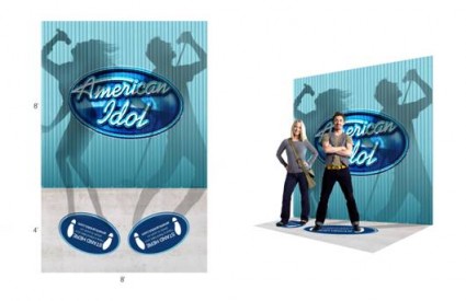 American Idol Mall Backdrop