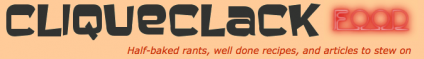 cliqueclack food logo