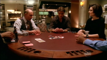 castle and beckett play poker