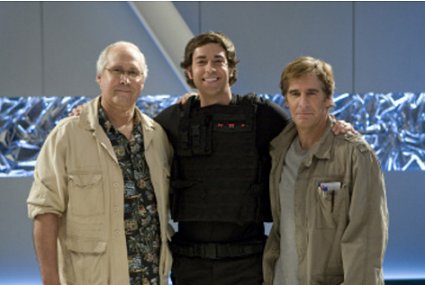 Chevy Chase, Zachary Levi & Scott Bakula