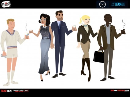 Leverage Cast as Mad Men