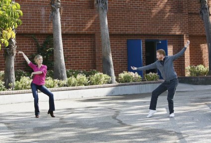 modern family claire and michell skating